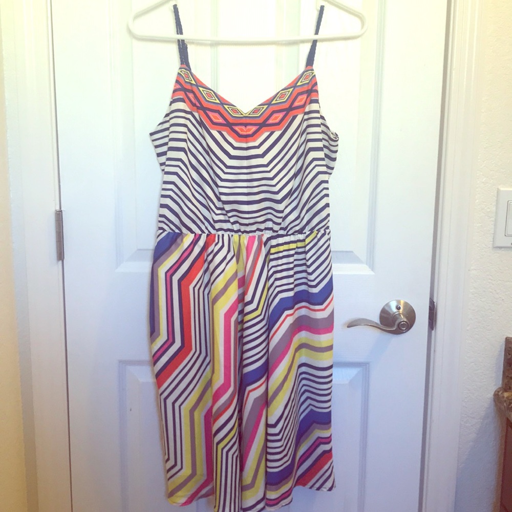 Lauren Conrad Striped Dress - Size 10